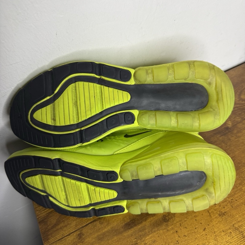 Nike Air Max 270 Shoes Womens Size 10 Yellow Volt Running Sneakers DV2226-300 - Picture 5 of 7